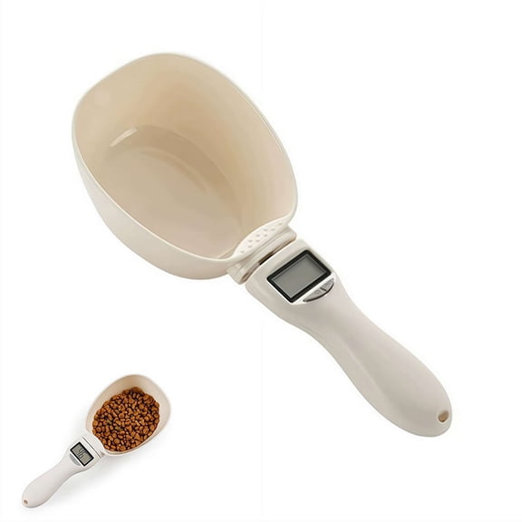 1 PCS Digital Measuring Spoon Scale, 800g/0.1g High Precision Kitchen Scoop with LCD, Grams/Oz/Cup/ML Conversion for Baking, Cooking & Pet Food