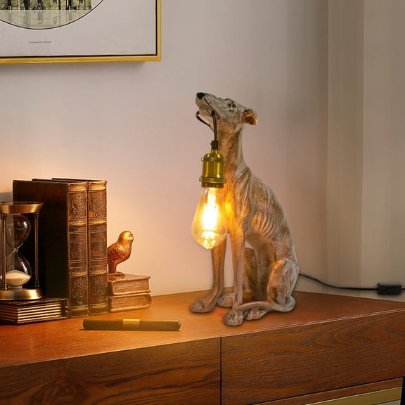 1 PCS Dog-Shaped Lamp, Table Lamp, Dog Desk Lamp, Voltage: 85-265V , Product Size(H*L):43.5*29cm/ 17.13*11.42inch
