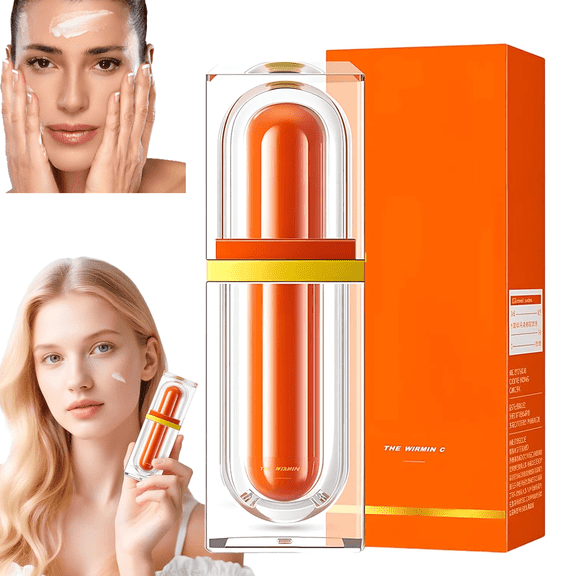 1 PCS Five Vitamin C Face Cream Brightens and Conceals, 2025 NEW VC Cream for Face, Vitamin C Serum for Makeup Tone Up