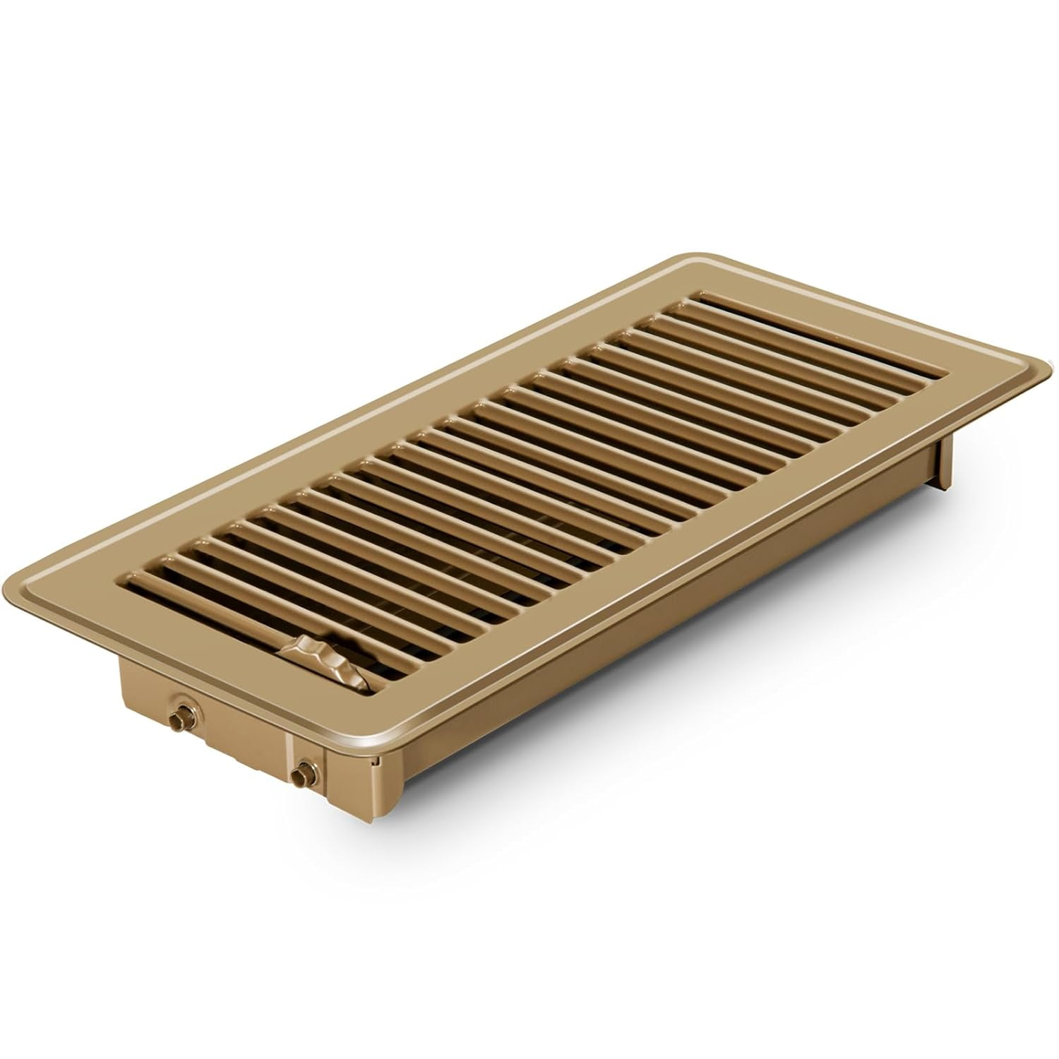 Imperial RG1191 Steel Floor Grille, 8x12 Inches, Brown Powder Coat – Heavy Gauge, Rigid Construction For Vent Or Register
