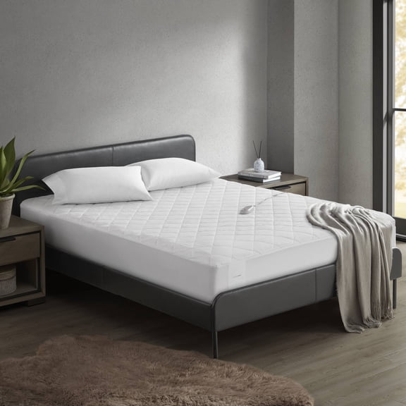 1 PCS Full Heated Mattress Pad White