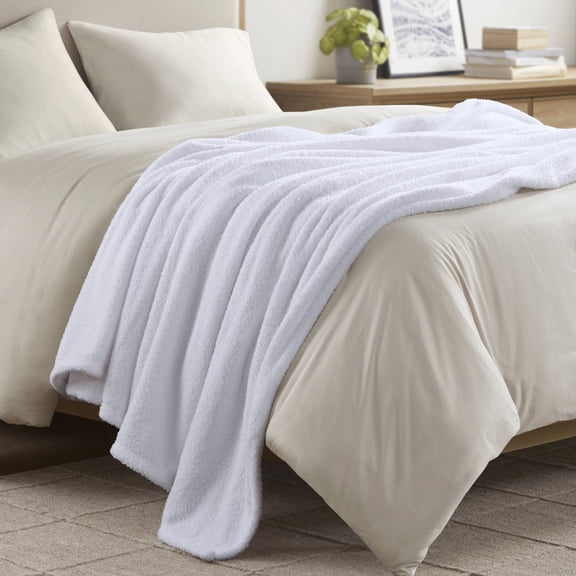 1 PCS Full/Queen Blanket White