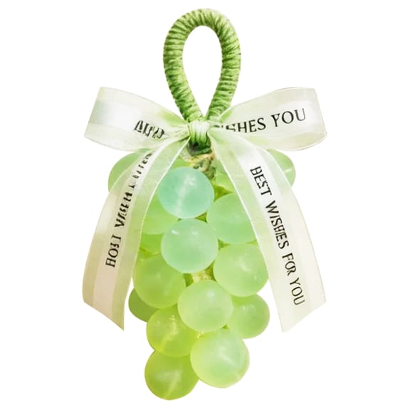 1 PCS Grape Soap,Reusable Handmade DIY Grapes Cluster Shaped Soaps,Grape Soap on a Rope,Decorative Soaps Bars,3.94 inch Exquisite Home Decor Tool for Bathroom And Washing Hands (Green)