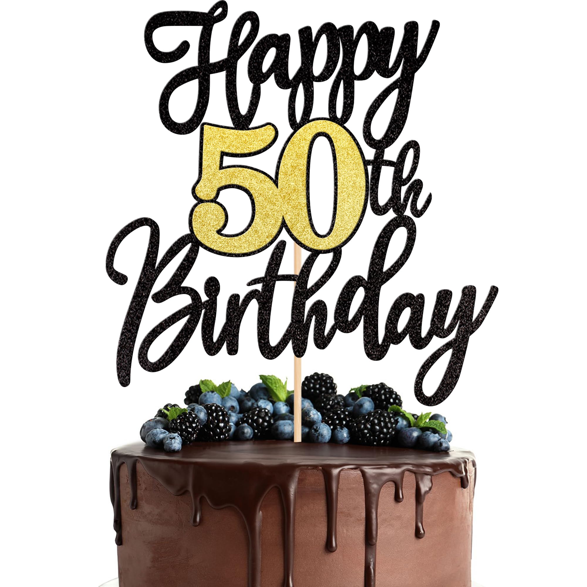 50. Geburtstag Dekoration „Made In 1972“ – Glitterndes Banner Für Innen & Außen, Schwarz-gold