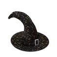 thumbnail image 1 of 1 PCS Hat Glow Witch Hat Party Decoration Spider Web Witch Hat Pumpkin Gold Plated Black Witch Hat Accessories Suitable for Holiday Party Makeup Ball One Size, 1 of 2