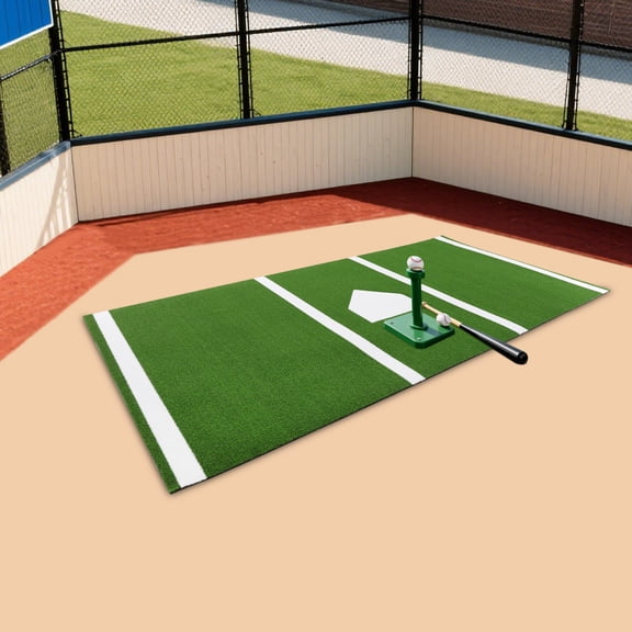 1 PCS Heavy-Duty Baseball Batting Hitting Mat, Baseball Softball Turf Training Mat, Suitable for Baseball and Softball Players or Enthusiasts, Baseball Batting Hitting Mat for Indoor and Outdoor Use