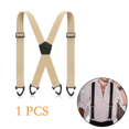 thumbnail image 1 of 1 PCS Hidden Suspenders for Men, 1.5 In X-Shaped Belt Loop Suspender with 4 Snap Loop Men's Adjustable Suspenders with Elastic Straps Strong Clips Suspender for Men Women, 1 of 8