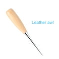 thumbnail image 1 of 1 PCS High Quality Professional Leather Wood Handle Awl Tools For Leathercraft Stitching Sewing, 1 of 8
