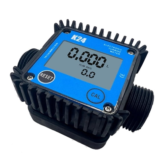 1 PCS LCD Fuel Flow Meter K24 For Digital Die-Sel Fuel Flowmeter Favorable Liquid Water Flow Measuring Tools ,Durable Construction