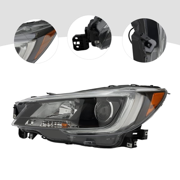 1 PCS Left Side Headlight, Headlight For 2018-2019 Subaru Legacy/Outback, Headlight Assembly For 2018-2019 Subaru Legacy/Outback, Turn Signal Light: Not Included