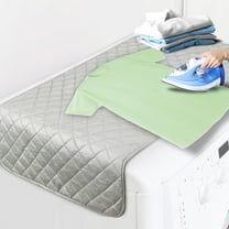 1 PCS Magnetic Ironing Mat Blanket,Iron Board Alternative Cover/Quilted Washer Dryer Heat Resistant Pad/Portable Cover/Mat Grey 33"X 18"