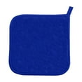 thumbnail image 1 of 1 PCS Microfibre Potholder & Hot Pad, Blue Pot Holders with Pocket, Heat Resistant Potholder, Hot Pads, - Heat Resistant Cotton Hot Pads for Counter and Table, 7x7 inches, 1 of 6