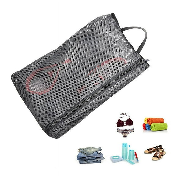 1 PCS Multi Purpose Nylon Mesh Drawstring Storage Ditty Bags for Travel & Outdoor Activity