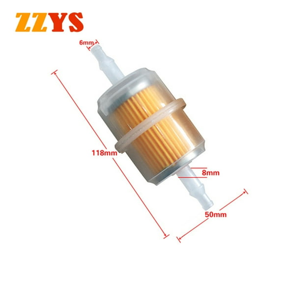 1 PCS-Oil Filter & Tube & Hoses with Clip, Oil Cup, For Motorcycle, Scooter, Dirt Bike, ATV Go Kart, Gasoline, Gasoline, Liquid, Oil, Fuel