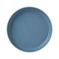 thumbnail image 1 of 1 PCS Plastic Plate,Reusable Unbreakable Deep Dessert Dinner Plates,5.7x0.9 inch Eco-Friendly Dishwasher and Microwave Safe Round Dinnerware Plates,Heavy-Duty Household Snack Small Dish (Blue), 1 of 1