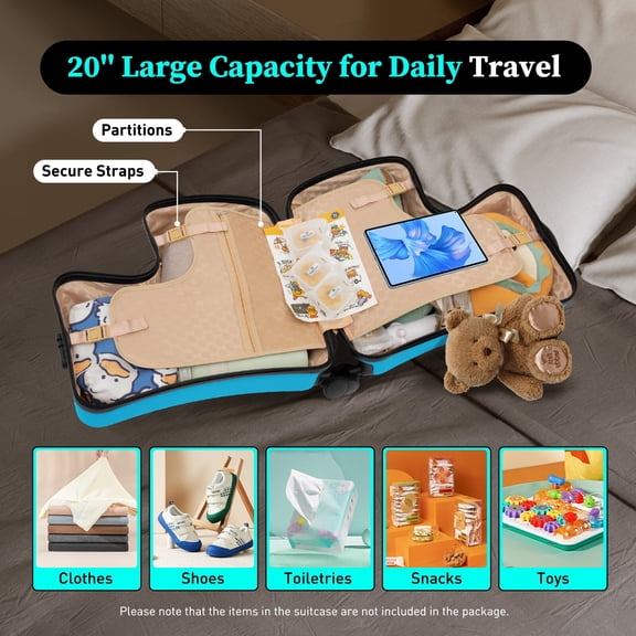 1 PCS Portable Travel Thickening Trolley Case, Blue, Password Lock Trolley Case, Suitable for Travel and Business Trips to Load Clothes and Other Items