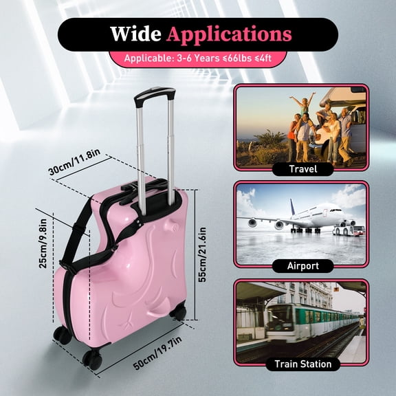 1 PCS Portable Travel Thickening Trolley Case, Pink, Password Lock Trolley Case, Suitable for Travel and Business Trips to Load Clothes and Other Items