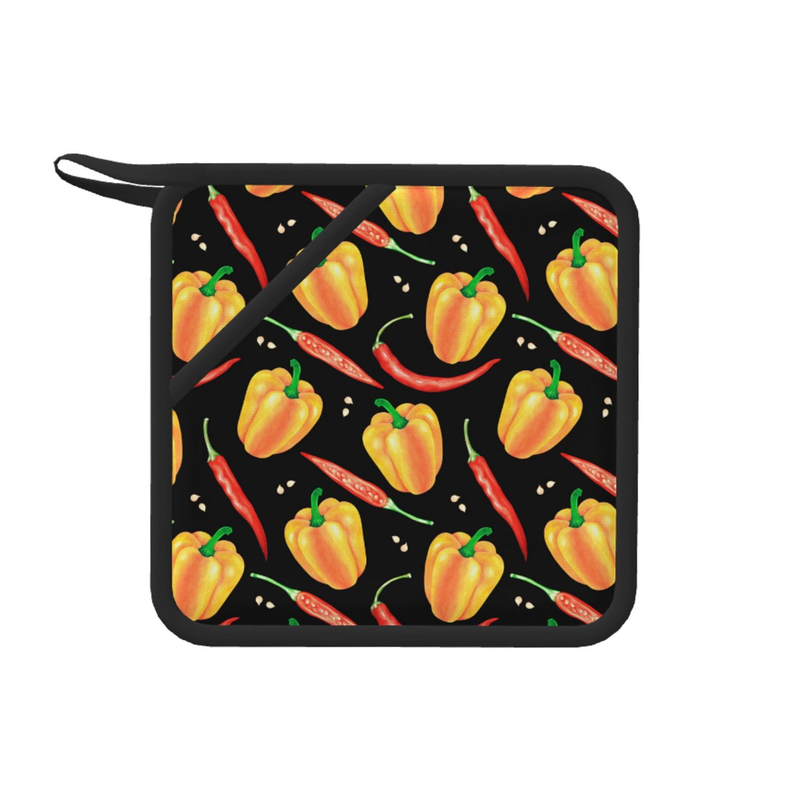 1 PCS Pot Holders for Kitchen Bell Pepper red yellow Silicone Pot