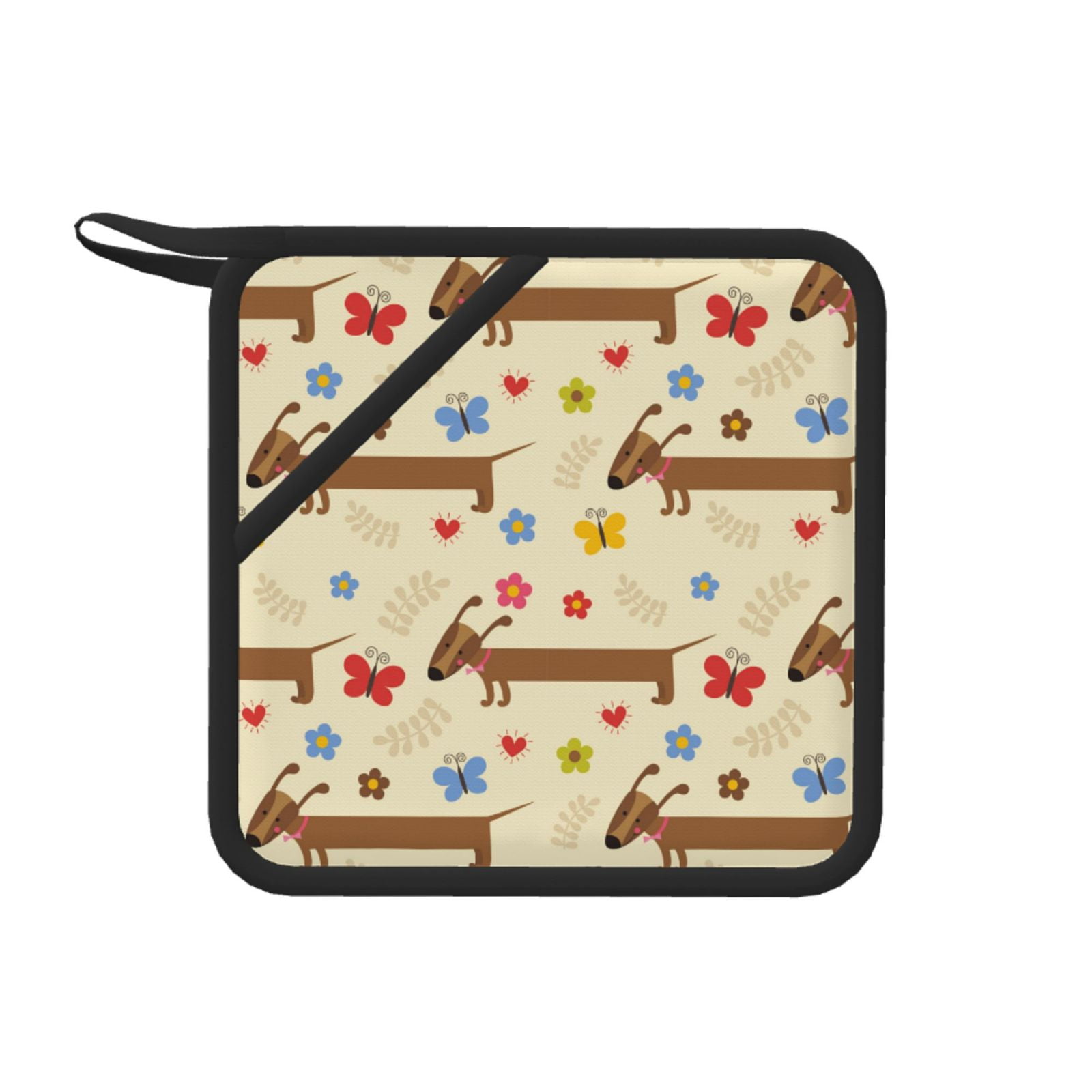 1 PCS Pot Holders for Kitchen Dachshund Dog Puppy Flower Pot Holders