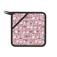 thumbnail image 1 of 1 PCS Pot Holders for Kitchen - Heat Resistant Silicone Pot Holders with Hanging Loop, Pink Cute Pig Love Non Slip Oven Hot Pads, Potholders for Decor Baking Cooking Kitchen, 1 of 6