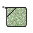 thumbnail image 1 of 1 PCS Pot Holders for Kitchen - Heat Resistant Silicone Pot Holders with Hanging Loop, cute frog sitting pose funny Non Slip Oven Hot Pads, Potholders for Decor Baking Cooking Kitchen, 1 of 6
