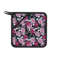thumbnail image 1 of 1 PCS Pot Holders for Kitchen - Heat Resistant Silicone Pot Holders with Hanging Loop, Colorful Carnations Flowers A Non Slip Oven Hot Pads, Potholders for Decor Baking Cooking Kitchen, 1 of 6