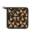 thumbnail image 1 of 1 PCS Pot Holders for Kitchen - Heat Resistant Silicone Pot Holders with Hanging Loop, Cute Christmas Pizza Non Slip Oven Hot Pads, Potholders for Decor Baking Cooking Kitchen, 1 of 6