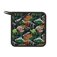 thumbnail image 1 of 1 PCS Pot Holders for Kitchen - Heat Resistant Silicone Pot Holders with Hanging Loop, Dinosaur Skeleton Non Slip Oven Hot Pads, Potholders for Decor Baking Cooking Kitchen, 1 of 6