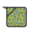 thumbnail image 1 of 1 PCS Pot Holders for Kitchen - Heat Resistant Silicone Pot Holders with Hanging Loop, Lemon print Non Slip Oven Hot Pads, Potholders for Decor Baking Cooking Kitchen, 1 of 6
