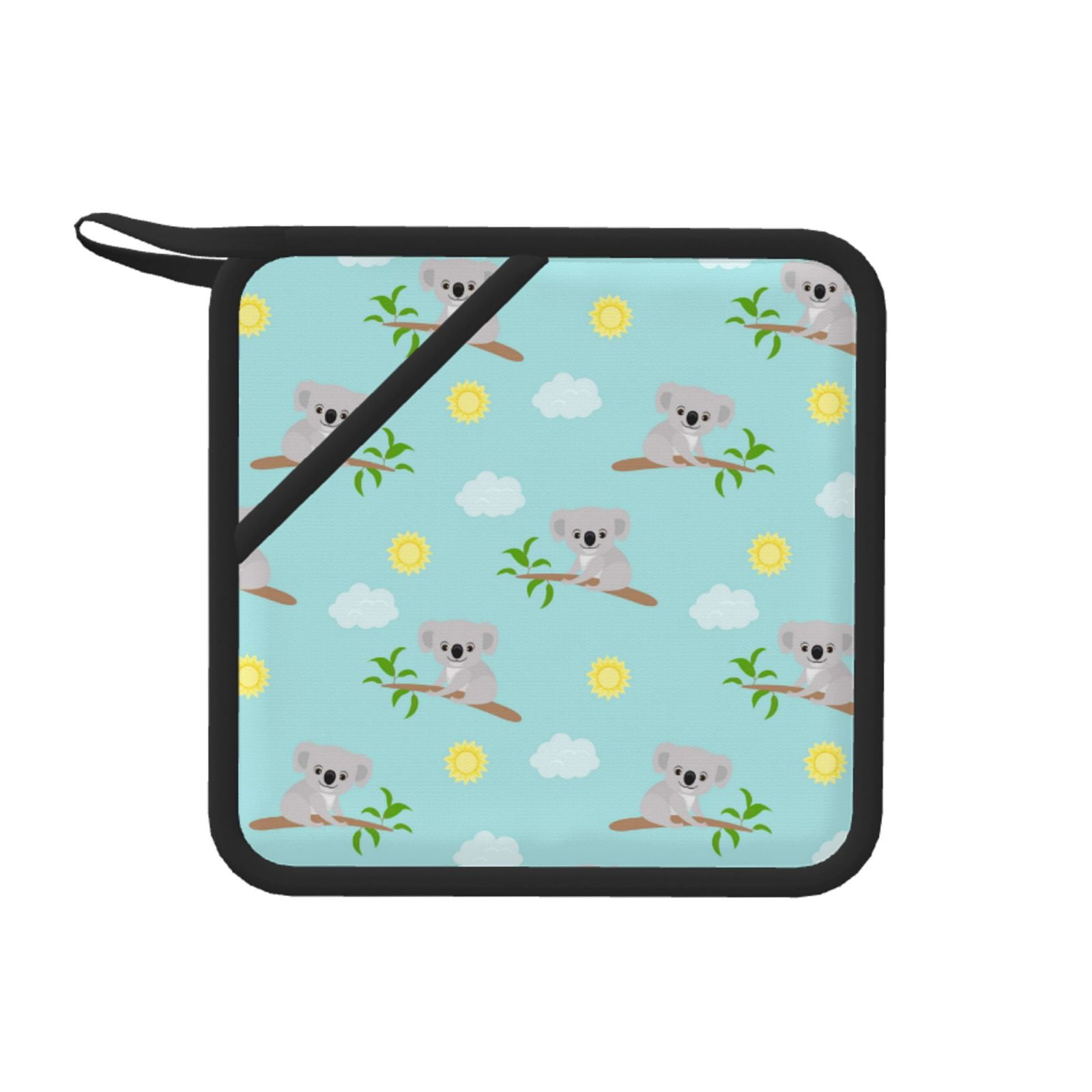 1 PCS Pot Holders for Kitchen Sun Clouds Koala Pot Holders for
