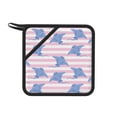 thumbnail image 1 of 1 PCS Pot Holders for Kitchen - stingray pink stripes cute Silicone Heat Resistant Pot Holders with Hanging Loop, Non-Slip Oven Hot Pads, Potholders for Kitchen Decor Baking Cooking, 1 of 6