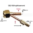 thumbnail image 1 of 1 PCS QQ-150 TIG Welding Torch Cable Connector Gas Electricity Separation, 1 of 4