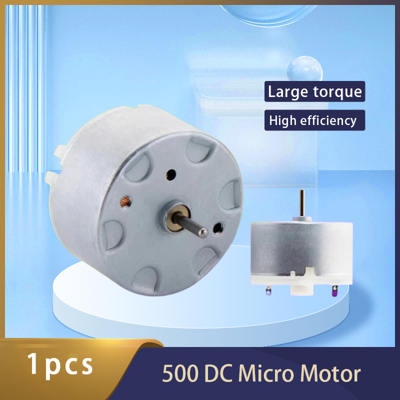 RF-500TB Micro DC Motor – Strong Torque, Steady Speed & Quiet Operation (18280 Model)