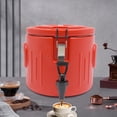 thumbnail image 1 of 1 PCS Red Insulated Beverage Cooler, Insulated Bucket, Cylinder-Shaped, 28*25. 5cm/11. 02*10. 04in(D*H), 10L/2. 64Gal Insulated Bucket, Insulated Beverage Containers, 1 of 17