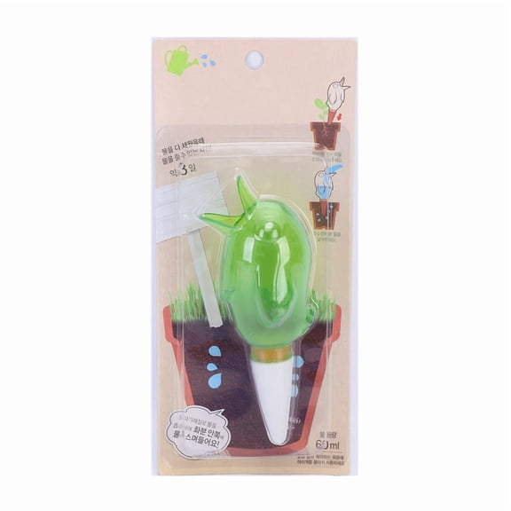 1 PCS Self Watering Bird Figures - Vibrant Green Automatic Plant Watering Globes - for Indoor/Outdoor Use - UV-Resistant & Easy Monitoring