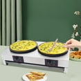 thumbnail image 1 of 1 PCS Silver Electric Crepe Maker, Used in Homes, Kitchens, Convenience Stores, Snack Stands, Dessert Shops, 1 of 15