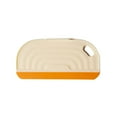 thumbnail image 1 of 1 PCS Small Handhold Squeegee for Household, Mini Size Silicon Cleaning Scraper with Hanging Design, Water Wiper Scraper for Cleaning Glass Mirror Bathroom Kitchen Countertop (1 pcs, Orange ), 1 of 8