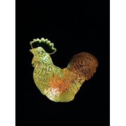 1 PCS Solar Color Changing ROOSTER Style Garden Stake Light