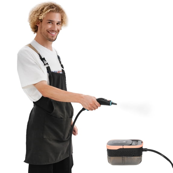 1 PCS Steam Cleaner, Portable Steam Cleaner, Steam Cleaner with Various Nozzles for almost all hard surfaces, including ceramic, marble, Voltage: 110V 60Hz, 1500W