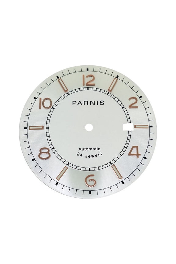 1 PCS Steel Watch Dial With Green Luminous 36.5MM for NH35 Movement Watch Replacement Spare DIY Part Accessories