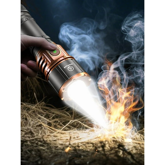 1 PCS Tactical Flashlight,One-Click Focused Ignition,3500LM Super Bright , 4500mAh USB Rechargeable,Aluminum Alloy,Camping,Hiking,Emergency Must-Have Gadget