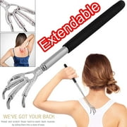 1 PCS Telescopic Scratching Stainless Steel Back Scratcher Eagle Claw Design Kit Random Color