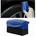 thumbnail image 1 of 1 PCS Tire Dressing Applicator, Wheel Dressing Tire Shine Applicator Pad with Lid, Reusable Wheel Detailing Foam Tire Waxing Wipe Polishing Sponge, Universal Car Accessories (Yellow), 1 of 6
