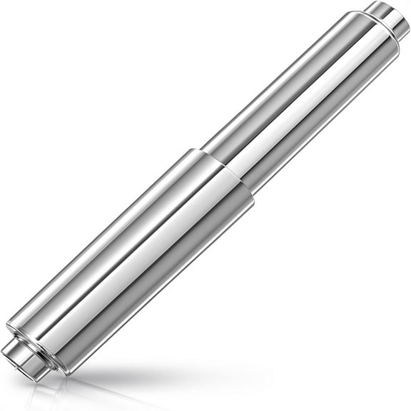 1 PCS Toilet Paper Spring Rod, Toilet Paper Holder Replacement Rod, Universal Chrome Toilets Papers Roller Bar Replacement Loaded Toilets Papers Holder Insert (11cm-17cm, Silver)