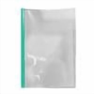 1 PCS Transparent File Folder with Sliding Bar,ThickenedPlastic Binder Paper Protector,Reusable Resume Presentation File Folders Organizer Binder for Work,Office Supplies,8.43x11.89 inch (Green)