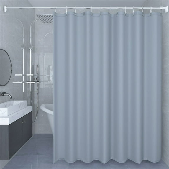 1 PCS Waterproof Shower Curtain Liner with Hooks 72 x72 inch Waterproof Shower Curtain Machine Washable