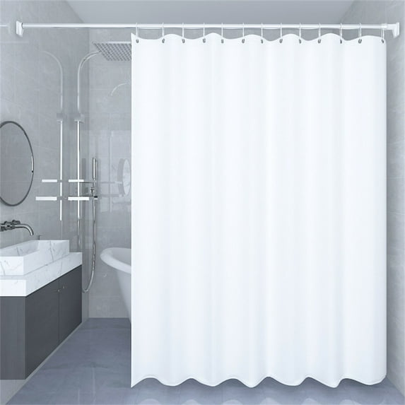 1 PCS Waterproof Shower Curtain Liner with Hooks 72 x72 inch Waterproof Shower Curtain Machine Washable