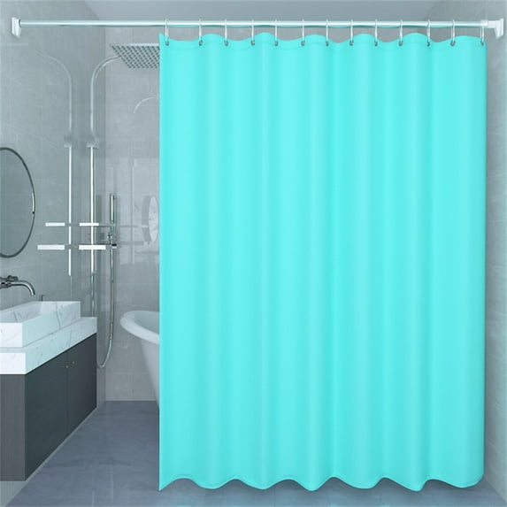 1 PCS Waterproof Shower Curtain Liner with Hooks 72 x72 inch Waterproof Shower Curtain Machine Washable