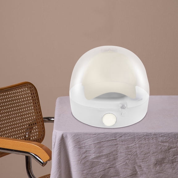1 PCS White Automatic Cap Cleaner, Hat Care Machine Steam Cleaning, Automatic Hat Steam Cleaner, 110V