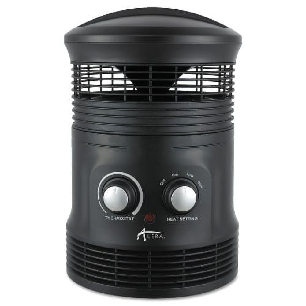 360 Deg Circular Fan Forced Heater, 750 W, 8 x 8 x 12, Black 360 Deg Circular Fan Forced Heater, 750 W, 8 x 8 x 12, Black